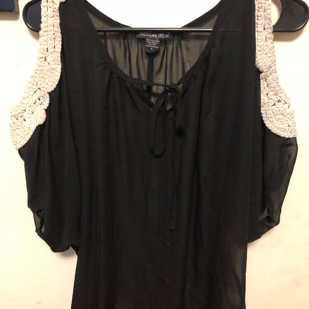 Dressy sheer blouse
